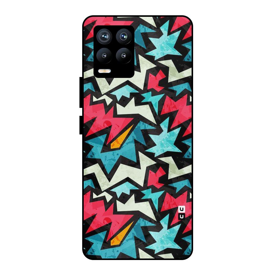 Electric Color Design Metal Back Case for Realme 8 Pro