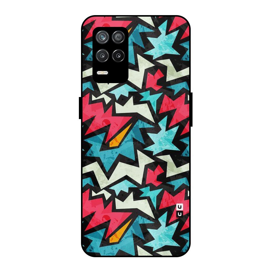 Electric Color Design Metal Back Case for Realme 8s 5G