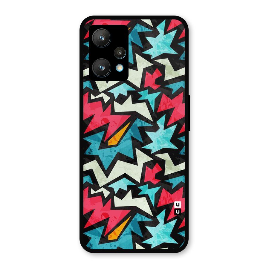 Electric Color Design Metal Back Case for Realme 9 Pro Plus 5G