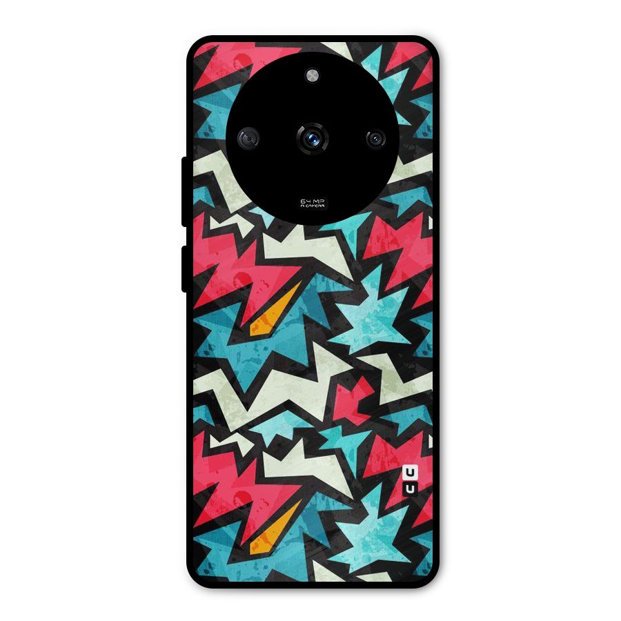 Electric Color Design Metal Back Case for Realme Narzo 60 5G