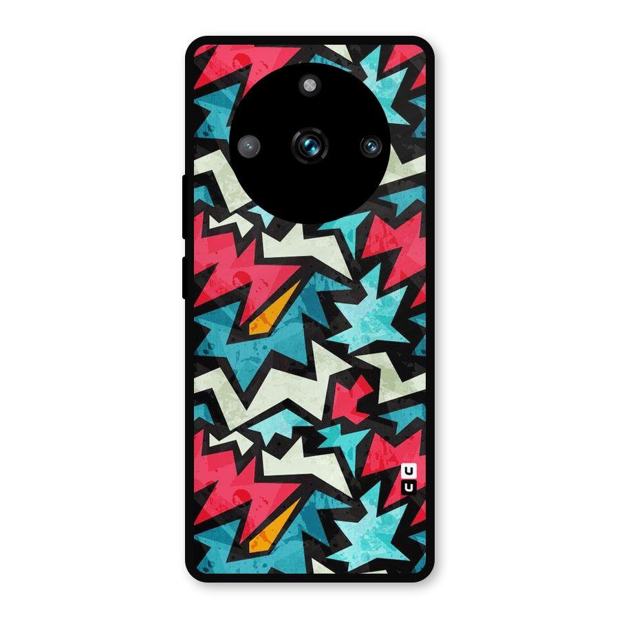 Electric Color Design Metal Back Case for Realme Narzo 60 Pro