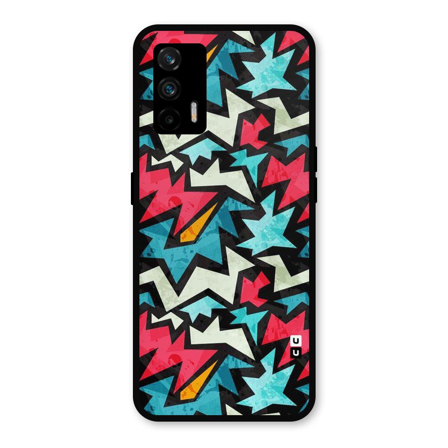 Electric Color Design Metal Back Case for Realme X7 Max