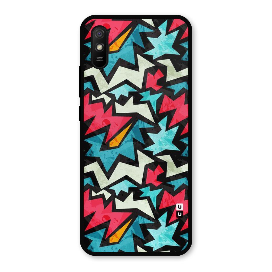 Electric Color Design Metal Back Case for Redmi 9i