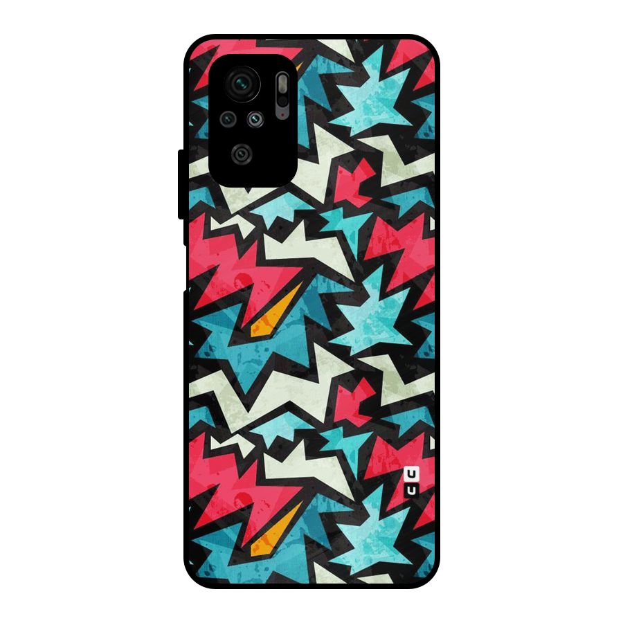 Electric Color Design Metal Back Case for Redmi Note 10S