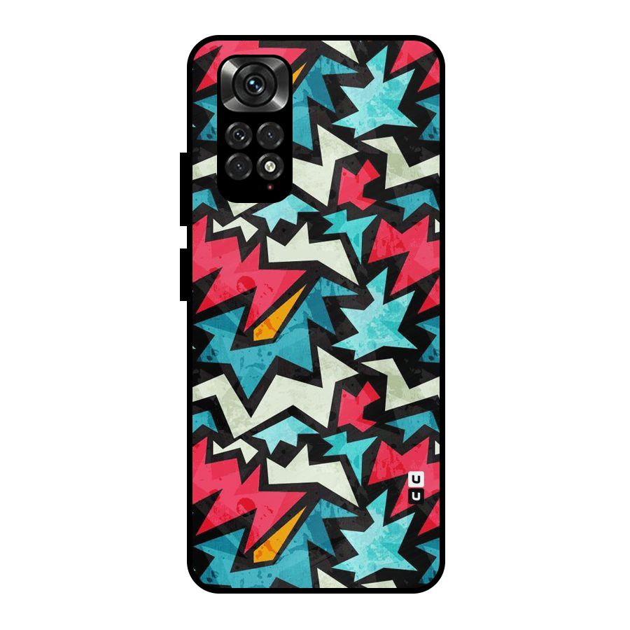 Electric Color Design Metal Back Case for Redmi Note 11 Pro