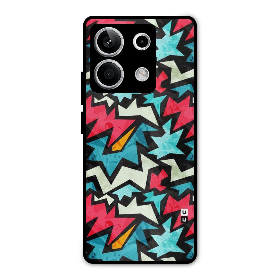 Electric Color Design Metal Back Case for Redmi Note 13 5G