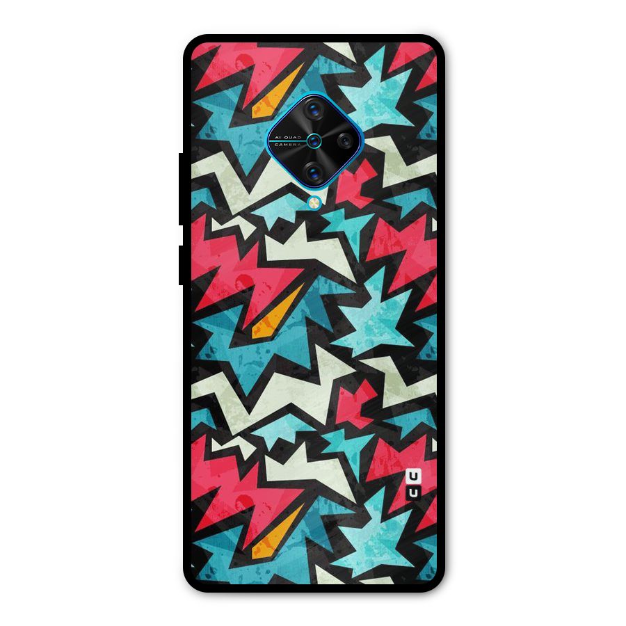 Electric Color Design Metal Back Case for Vivo S1 Pro