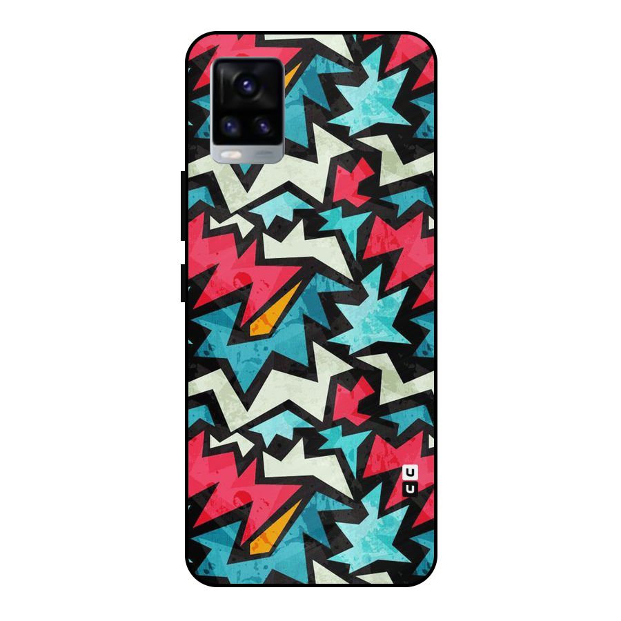 Electric Color Design Metal Back Case for Vivo V20 2021