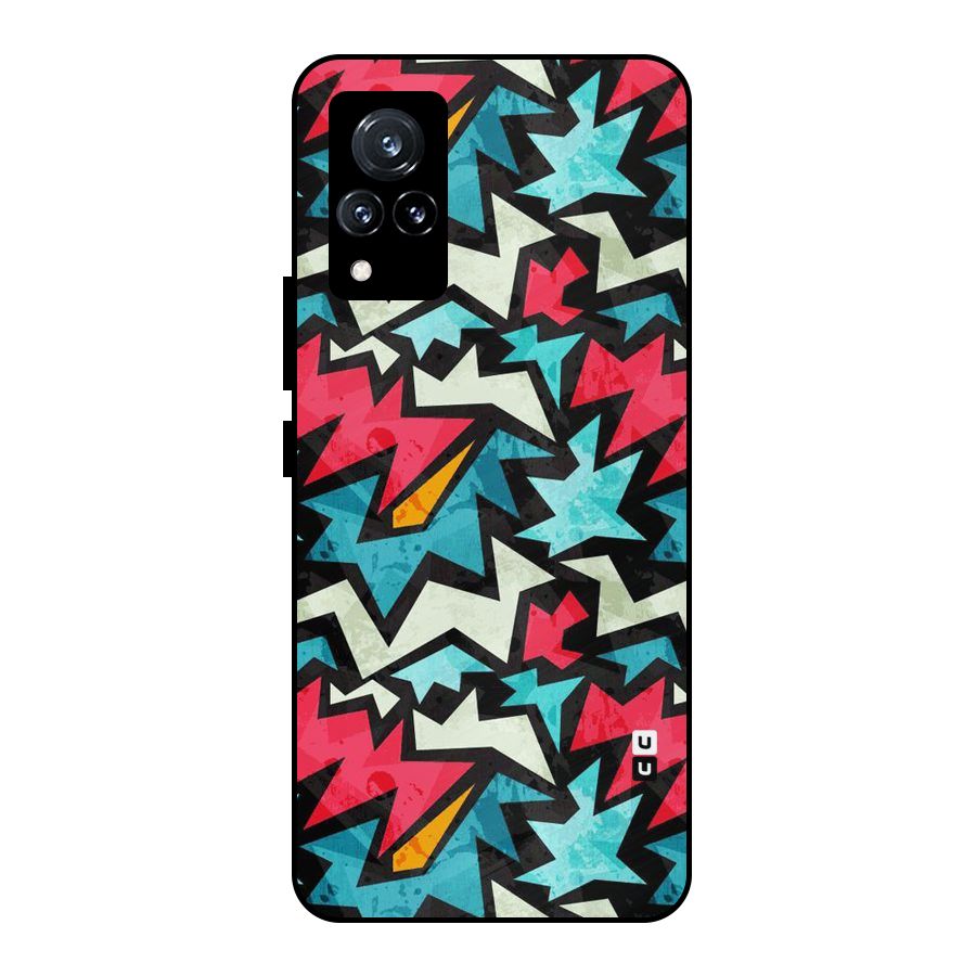 Electric Color Design Metal Back Case for Vivo V21 5G