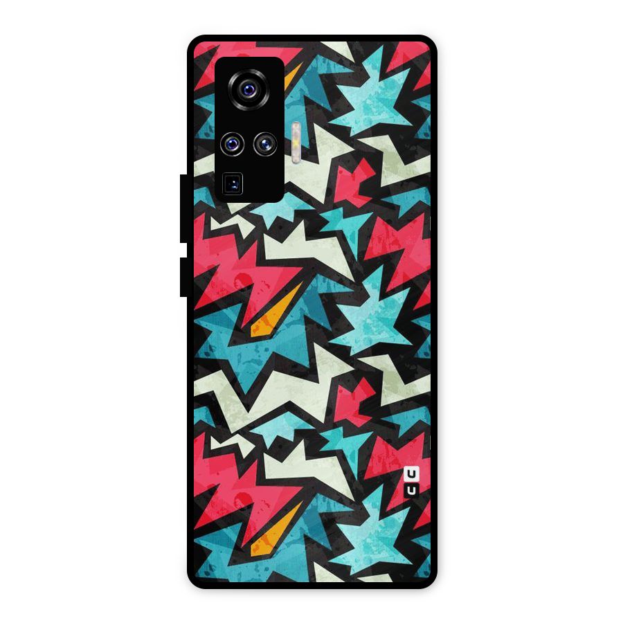 Electric Color Design Metal Back Case for Vivo X50 Pro