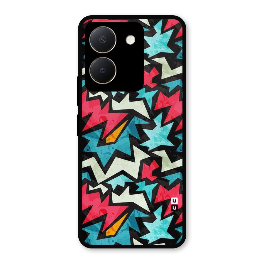 Electric Color Design Metal Back Case for Vivo Y36