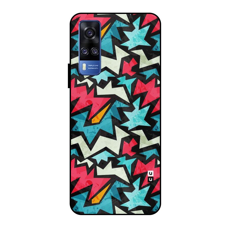 Electric Color Design Metal Back Case for Vivo Y51
