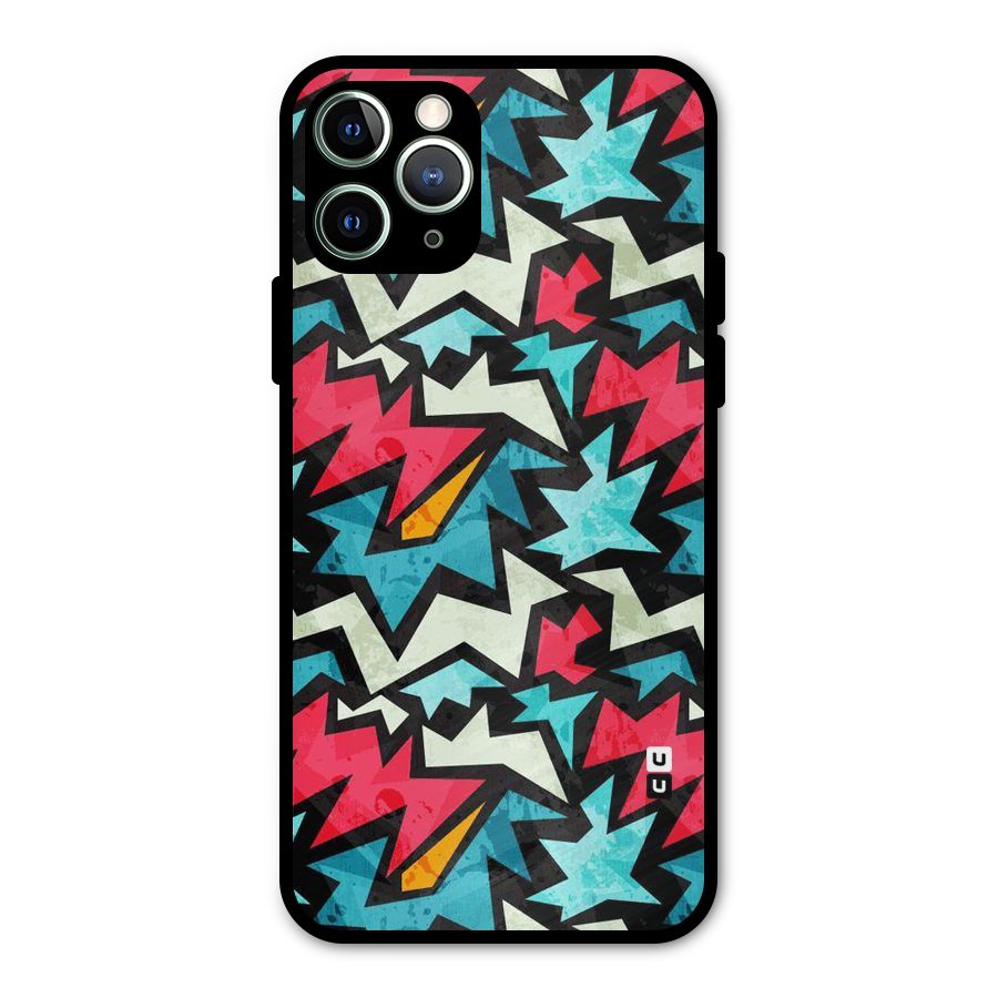 Electric Color Design Metal Back Case for iPhone 11 Pro Max