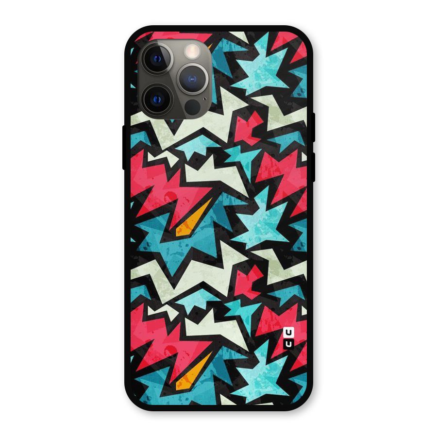 Electric Color Design Metal Back Case for iPhone 12 Pro