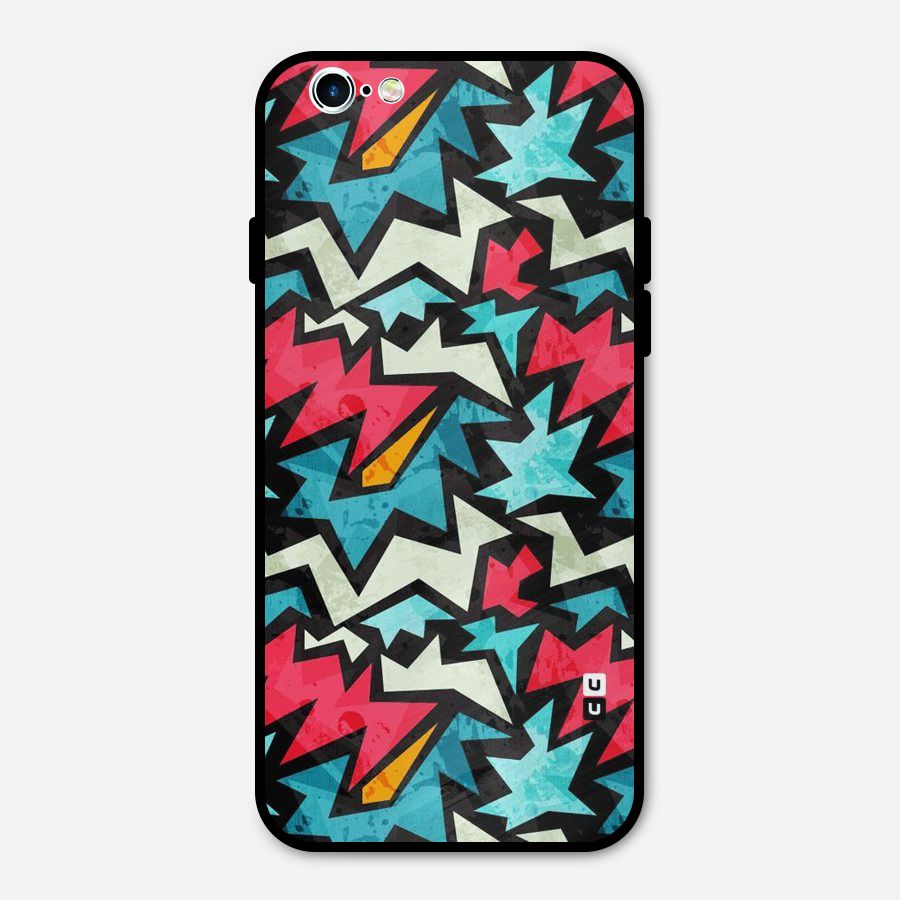 Electric Color Design Metal Back Case for iPhone 6 6s