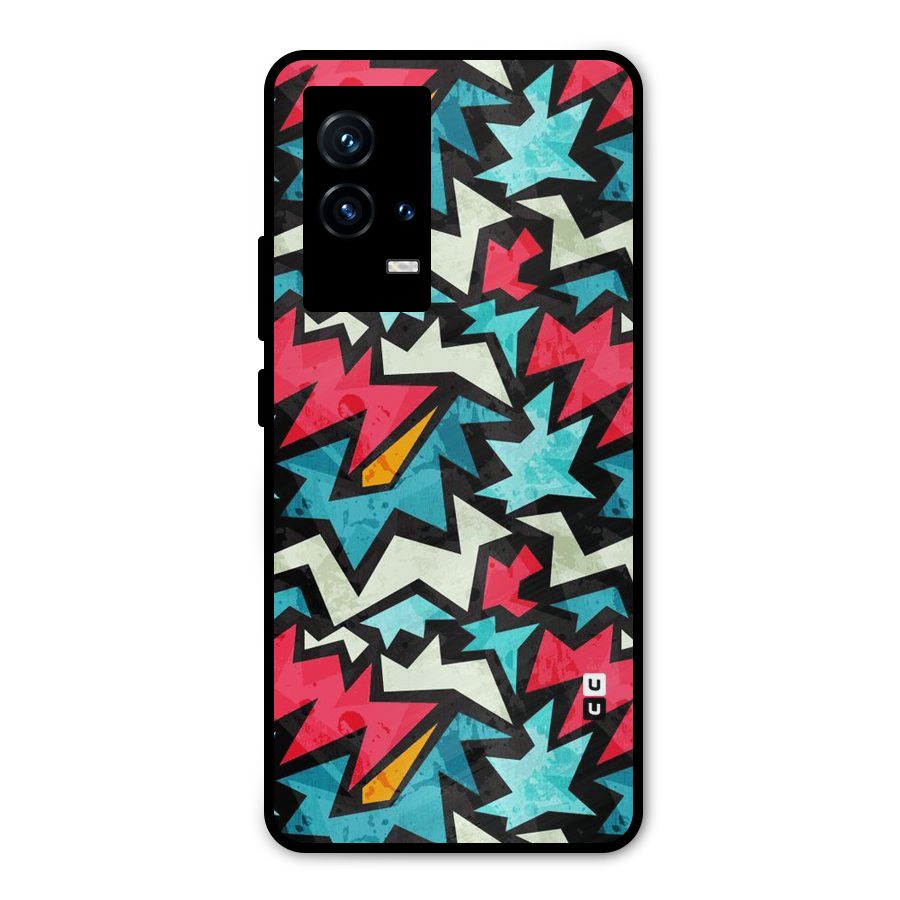 Electric Color Design Metal Back Case for iQOO 9 5G