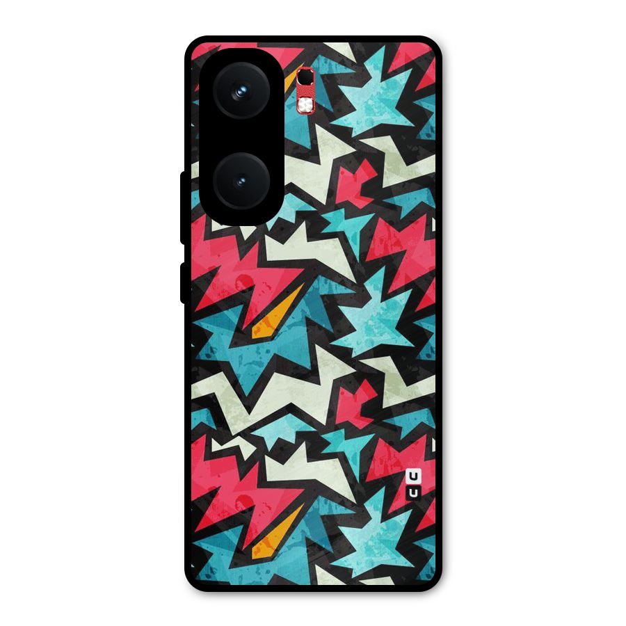 Electric Color Design Metal Back Case for iQOO Neo 9 Pro
