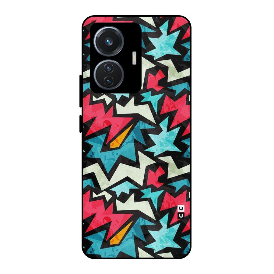 Electric Color Design Metal Back Case for iQOO Z6 44W