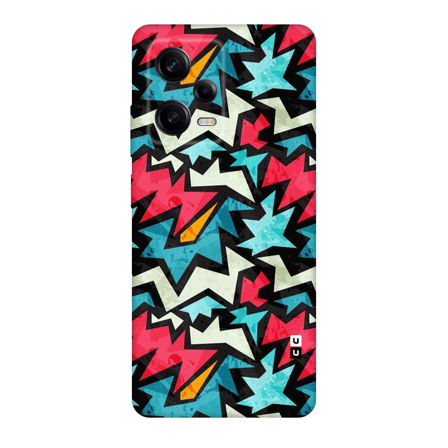 Electric Color Design Original Polycarbonate Back Case for Redmi Note 12 Pro