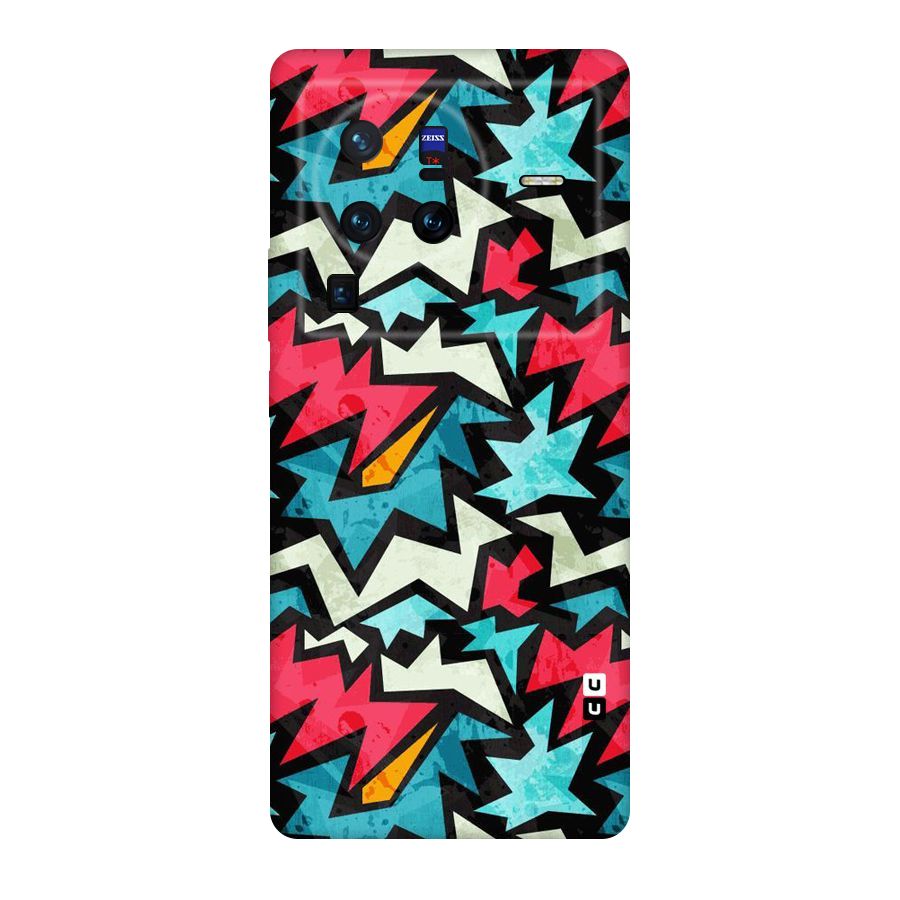 Electric Color Design Original Polycarbonate Back Case for Vivo X80