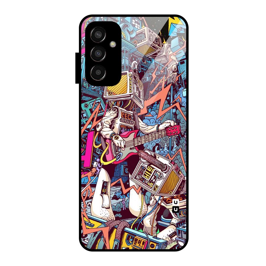Electric Colors Glass Back Case for Galaxy F13