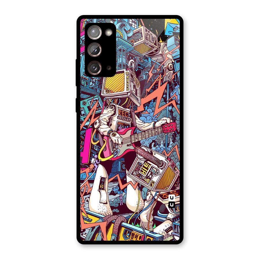 Electric Colors Glass Back Case for Galaxy Note 20