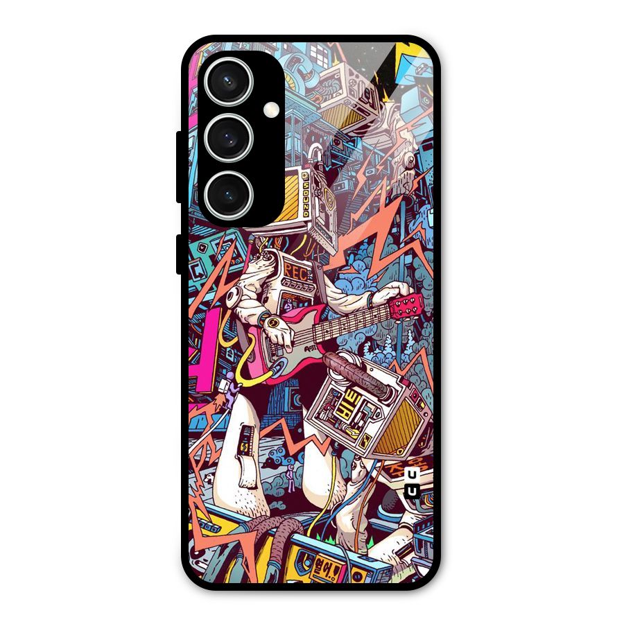Electric Colors Glass Back Case for Galaxy S23 FE