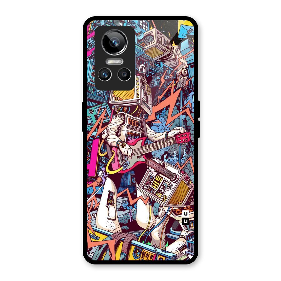 Electric Colors Glass Back Case for Realme GT Neo 3