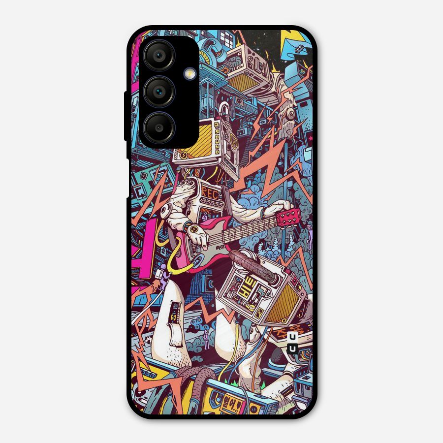 Electric Colors Metal Back Case for Galaxy A15 5G