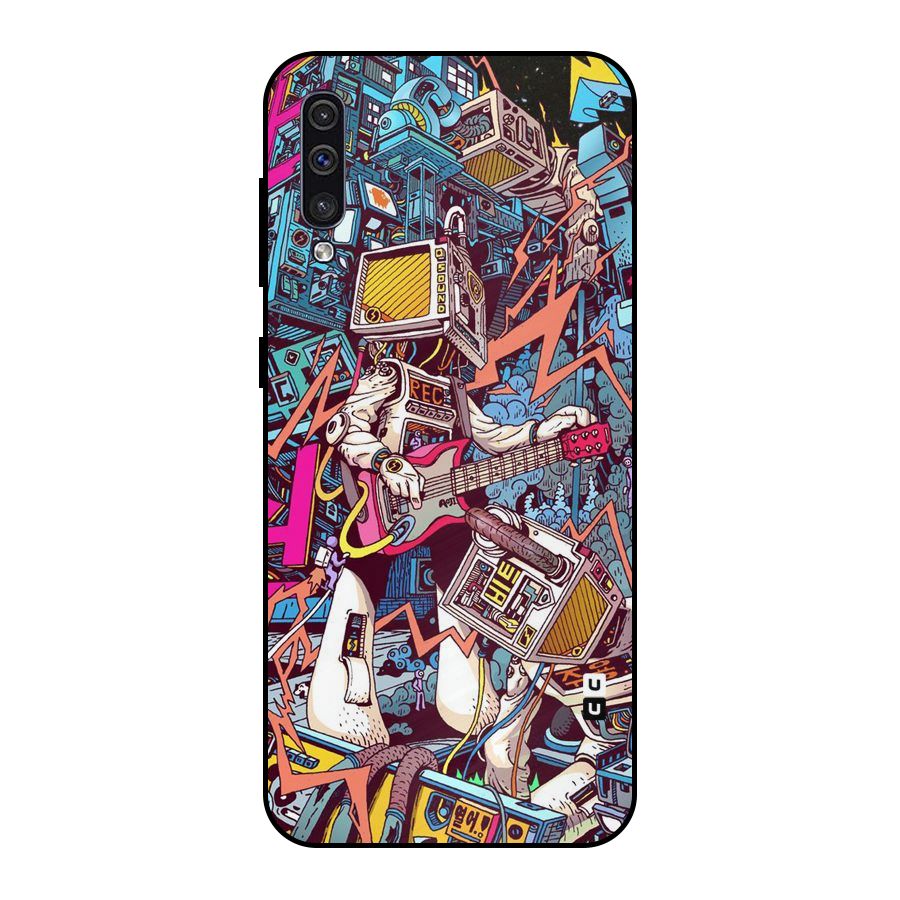 Electric Colors Metal Back Case for Galaxy A30s