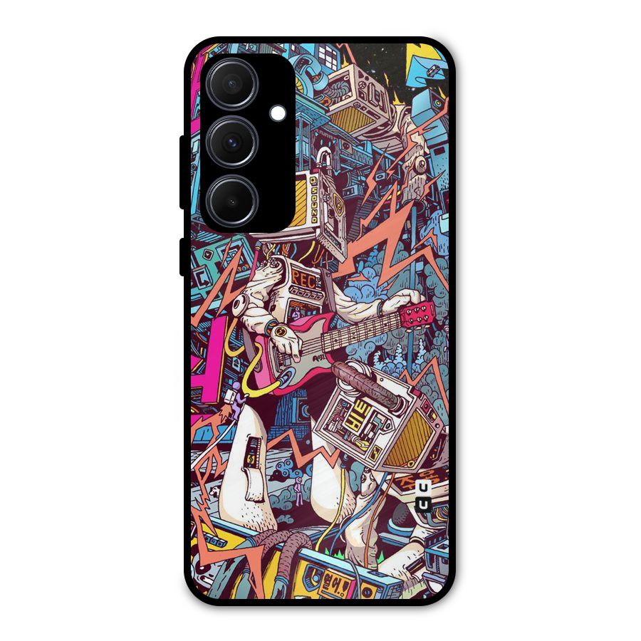 Electric Colors Metal Back Case for Galaxy A35