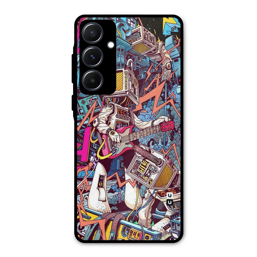Electric Colors Metal Back Case for Galaxy A55