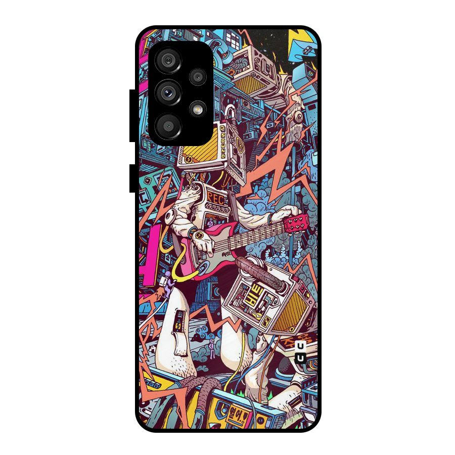 Electric Colors Metal Back Case for Galaxy A73 5G