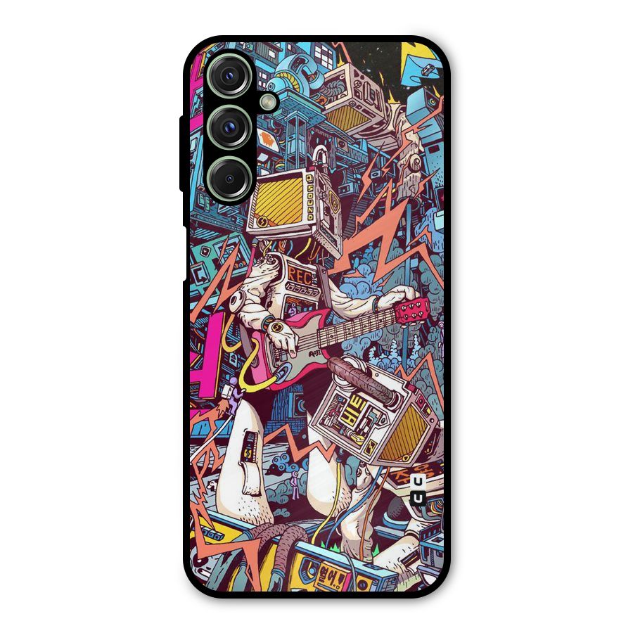 Electric Colors Metal Back Case for Galaxy F34