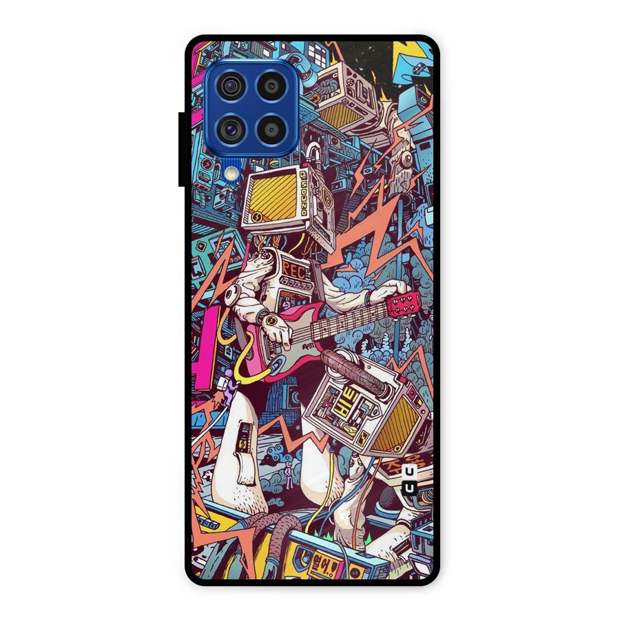 Electric Colors Metal Back Case for Galaxy F62