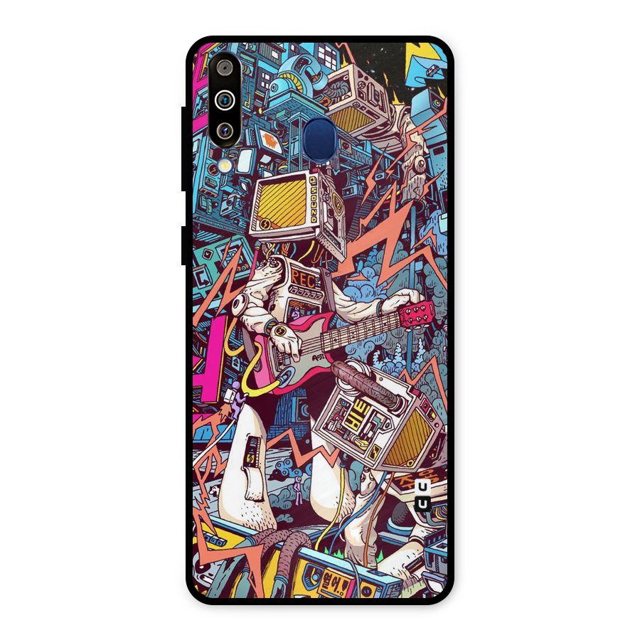 Electric Colors Metal Back Case for Galaxy M30