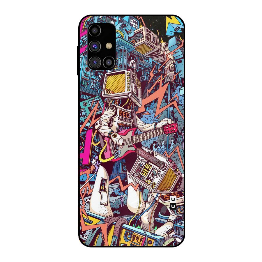 Electric Colors Metal Back Case for Galaxy M31s