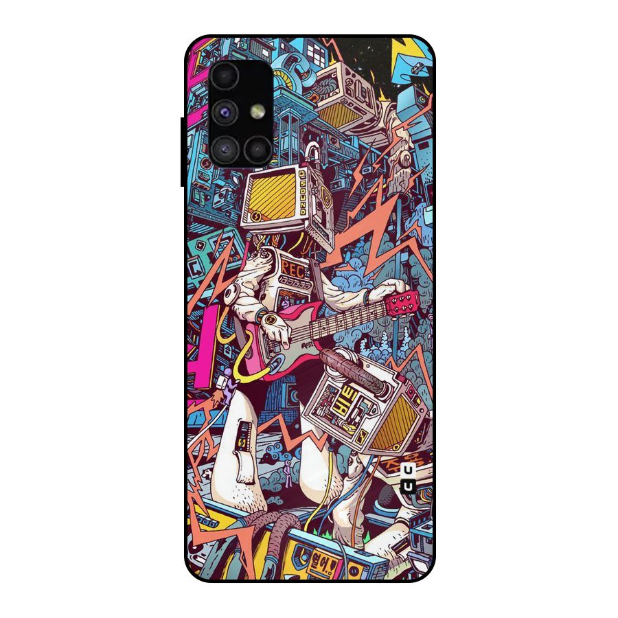 Electric Colors Metal Back Case for Galaxy M51