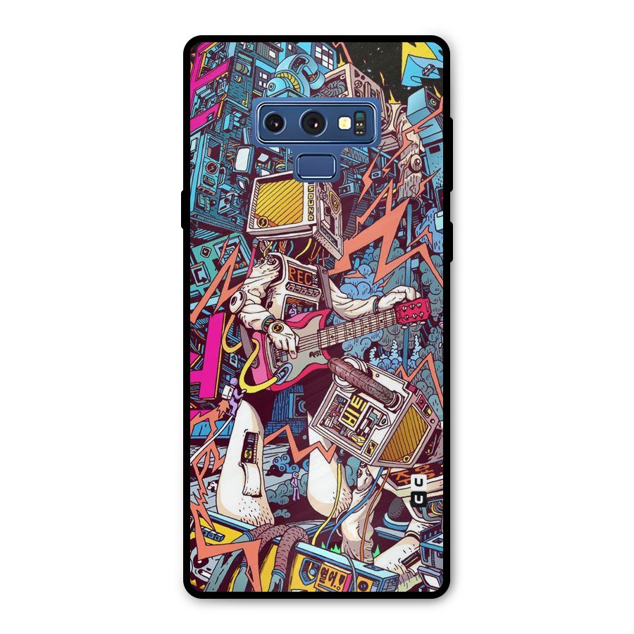 Electric Colors Metal Back Case for Galaxy Note 9