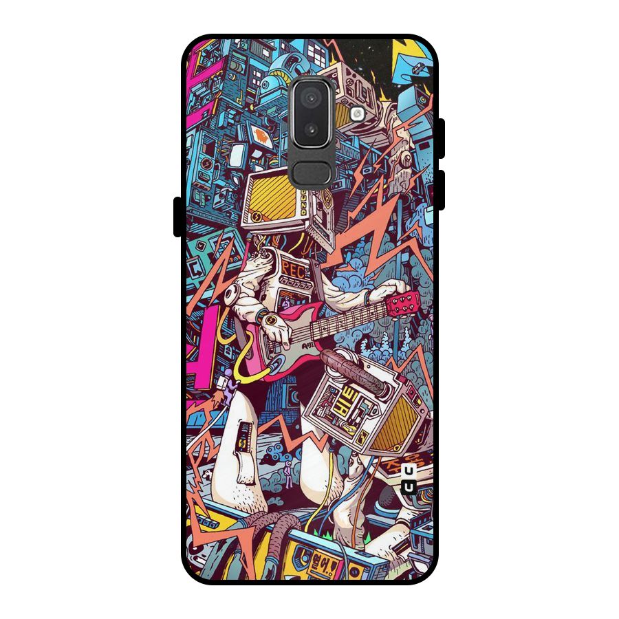Electric Colors Metal Back Case for Galaxy On8 (2018)