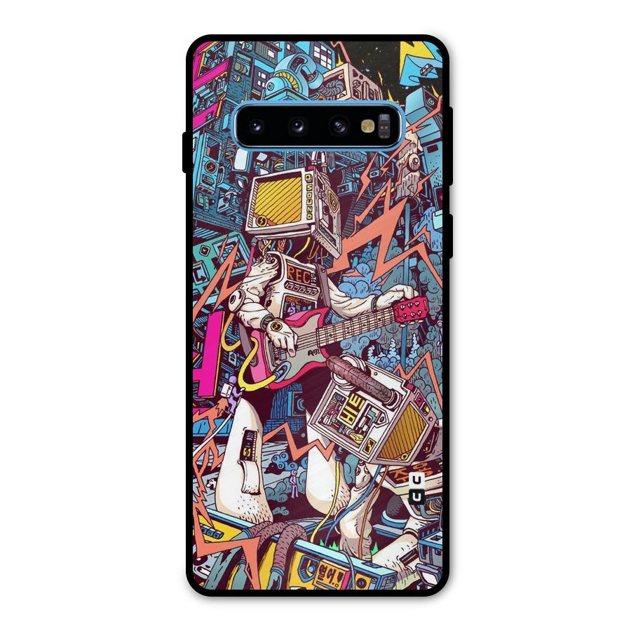 Electric Colors Metal Back Case for Galaxy S10