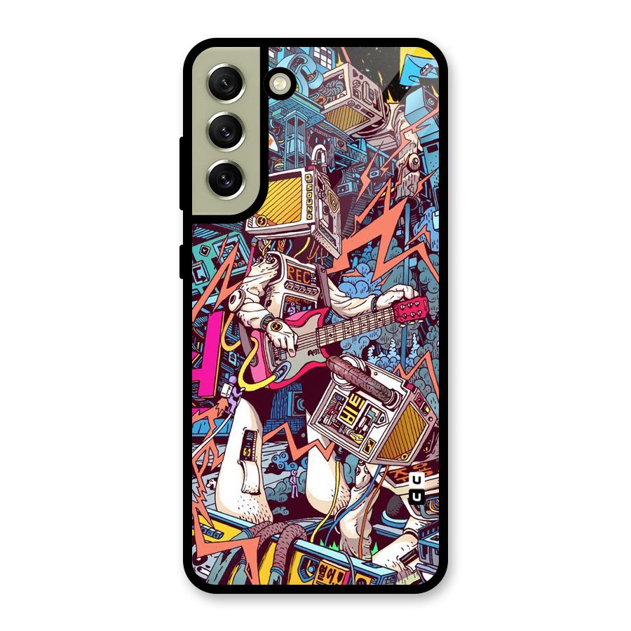 Electric Colors Metal Back Case for Galaxy S21 FE 5G (2023)