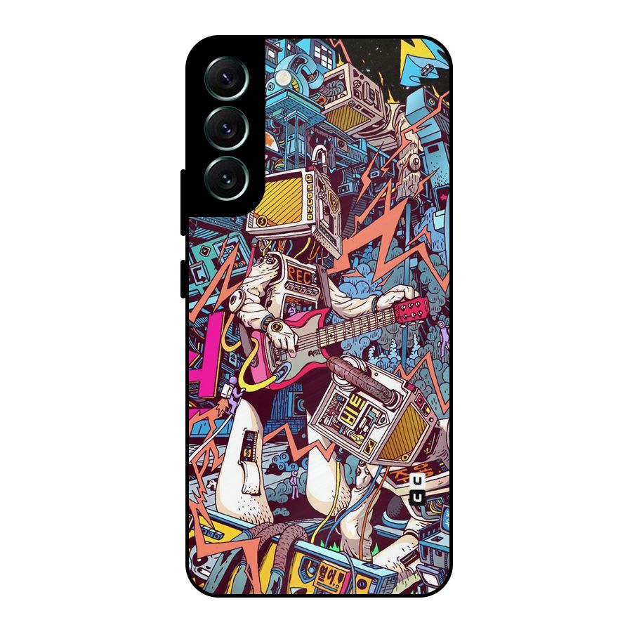 Electric Colors Metal Back Case for Galaxy S22 Plus 5G