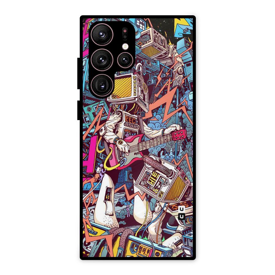 Electric Colors Metal Back Case for Galaxy S22 Ultra 5G