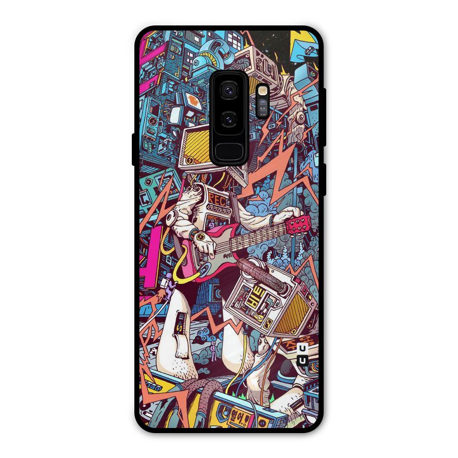 Electric Colors Metal Back Case for Galaxy S9 Plus