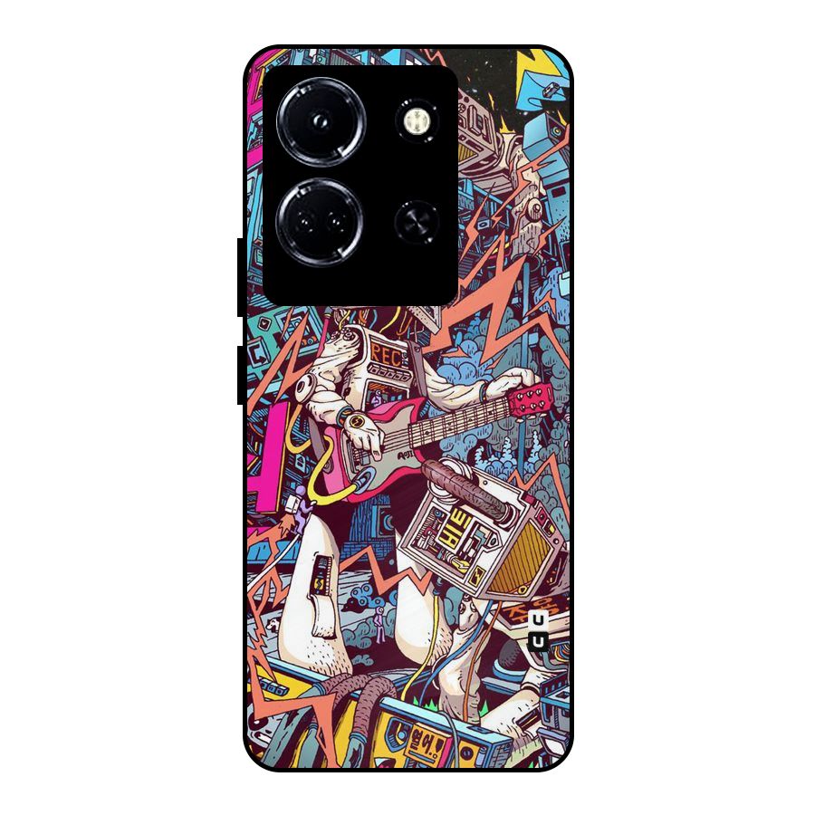 Electric Colors Metal Back Case for Infinix Note 30 5G