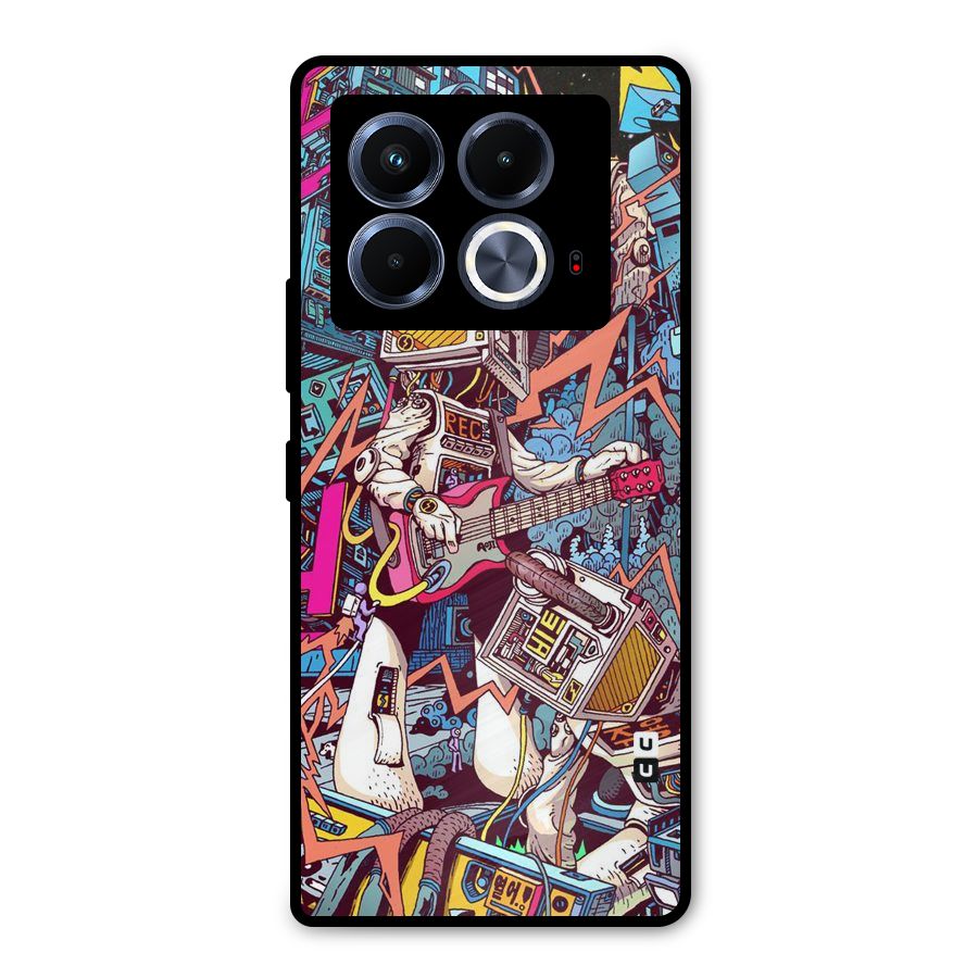 Electric Colors Metal Back Case for Infinix Note 40 5G