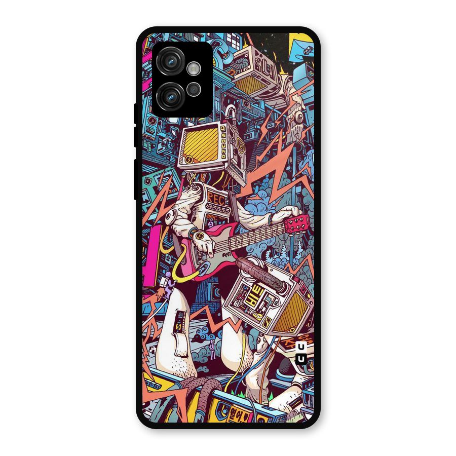 Electric Colors Metal Back Case for Moto G32