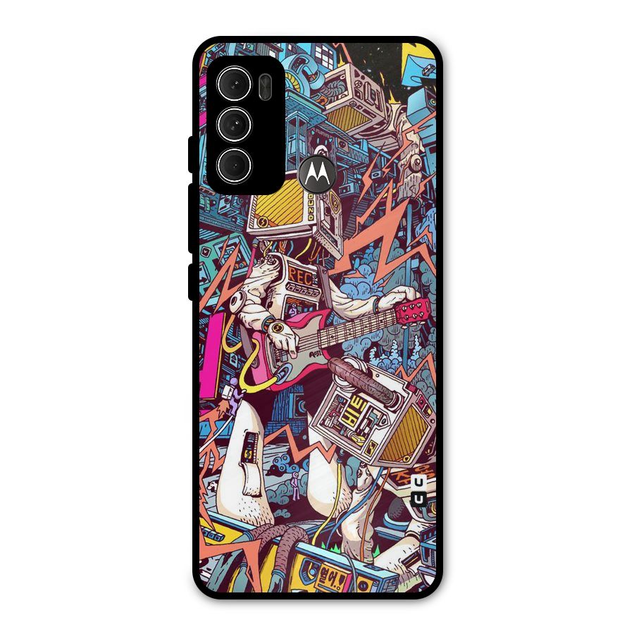Electric Colors Metal Back Case for Moto G60