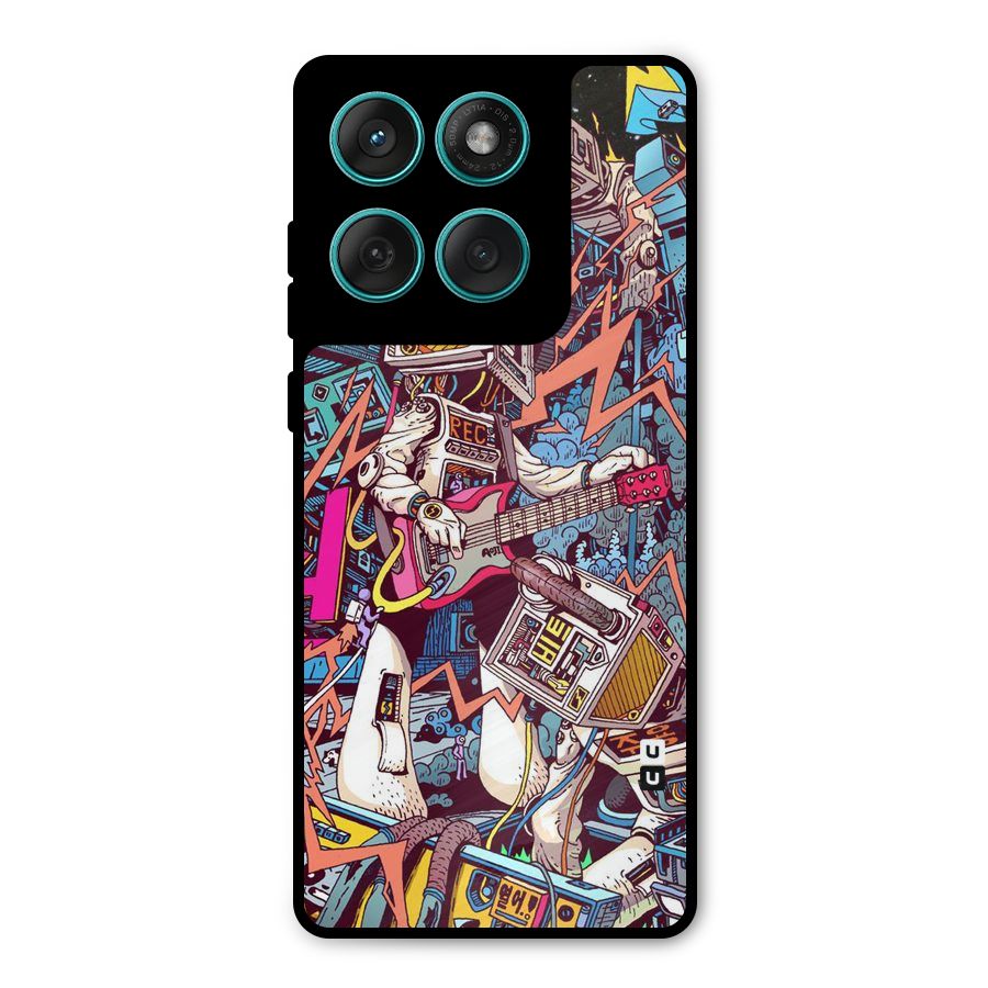 Electric Colors Metal Back Case for Motorola Edge 60 Fusion